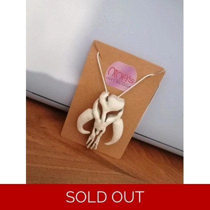 Star Wars Mandalorian Mythosaur Necklace 3D PrintedP